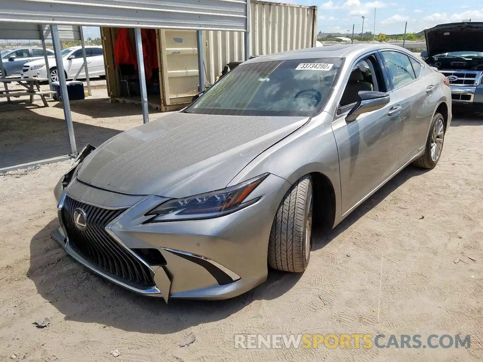 2 Photograph of a damaged car JTHB21B18K2006150 LEXUS ES300 2019