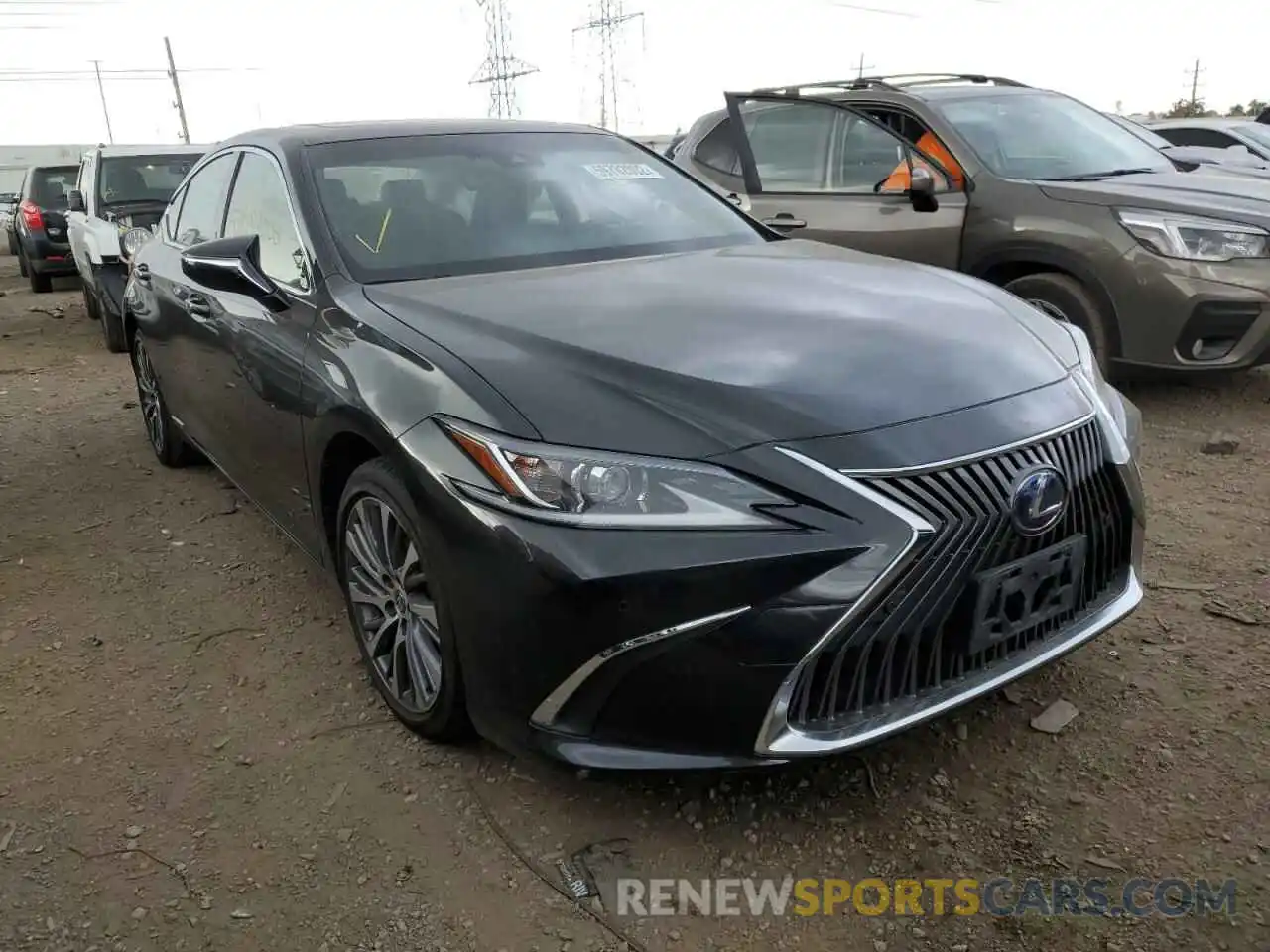 1 Photograph of a damaged car JTHB21B18K2032263 LEXUS ES300 2019