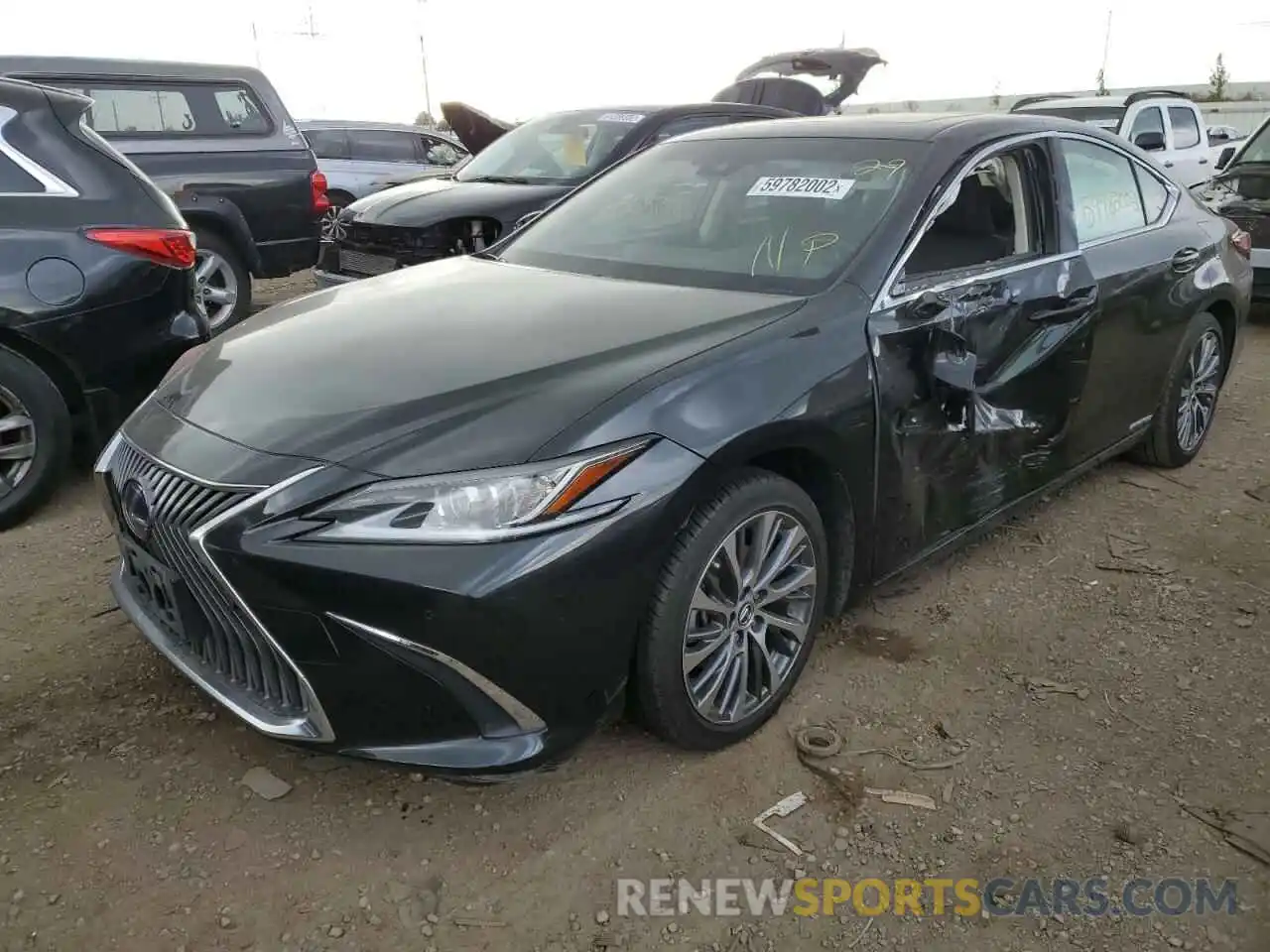 2 Photograph of a damaged car JTHB21B18K2032263 LEXUS ES300 2019