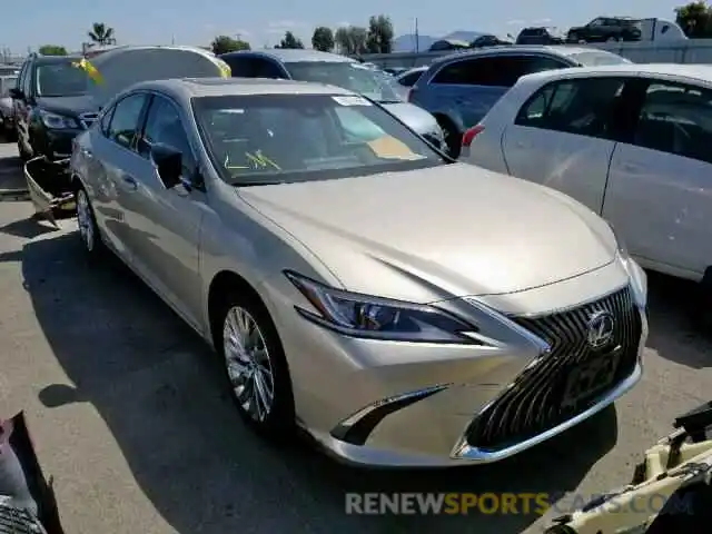 1 Photograph of a damaged car JTHB21B1XK2024603 LEXUS ES300 2019