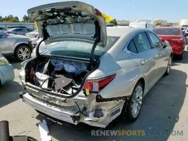 4 Photograph of a damaged car JTHB21B1XK2024603 LEXUS ES300 2019