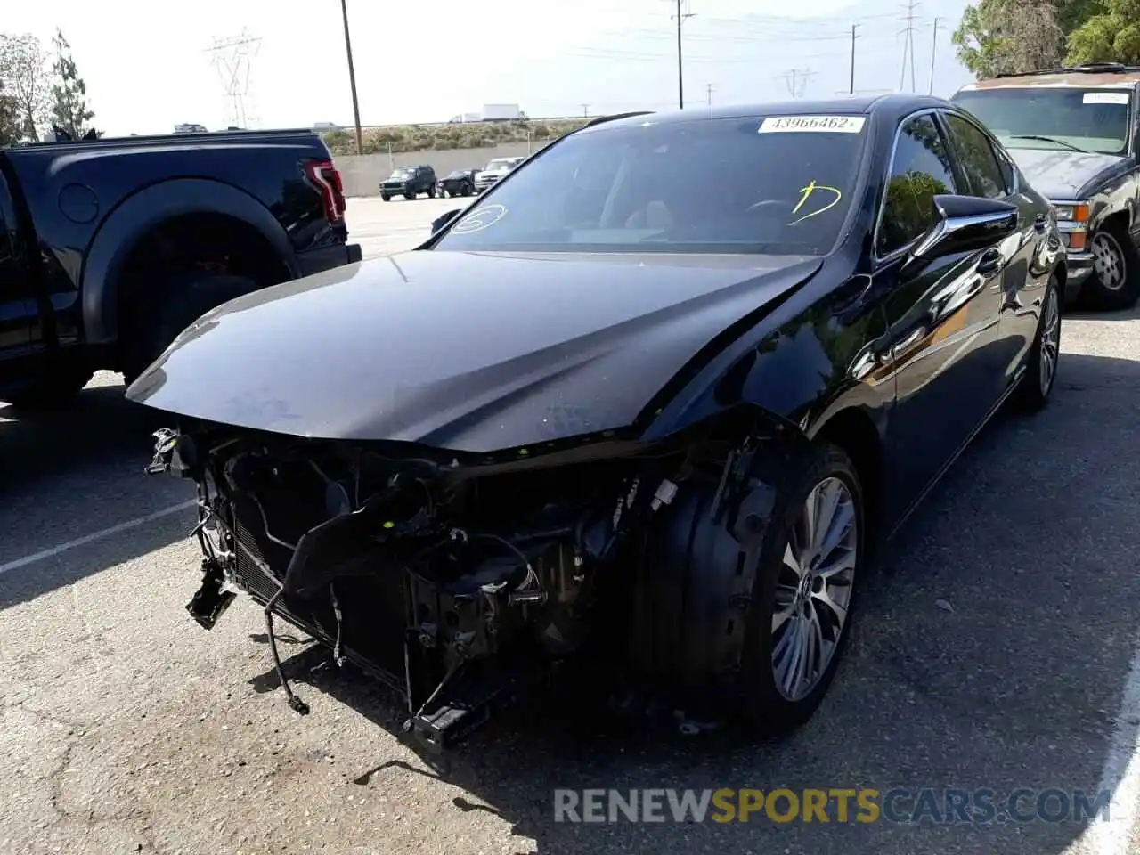 2 Photograph of a damaged car 58AD21B10LU006132 LEXUS ES300 2020