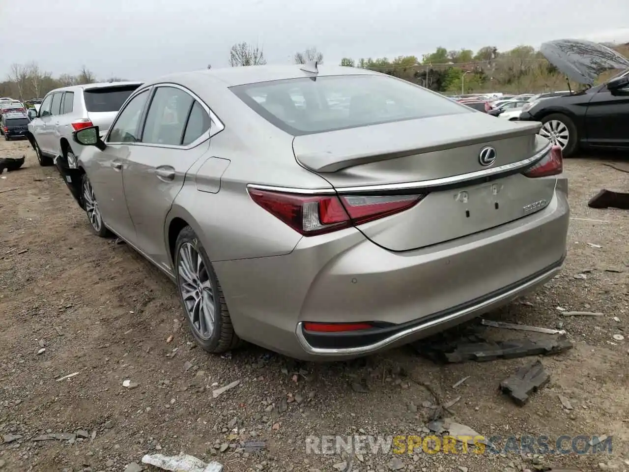 3 Фотография поврежденного автомобиля 58AD21B11LU005183 LEXUS ES300 2020