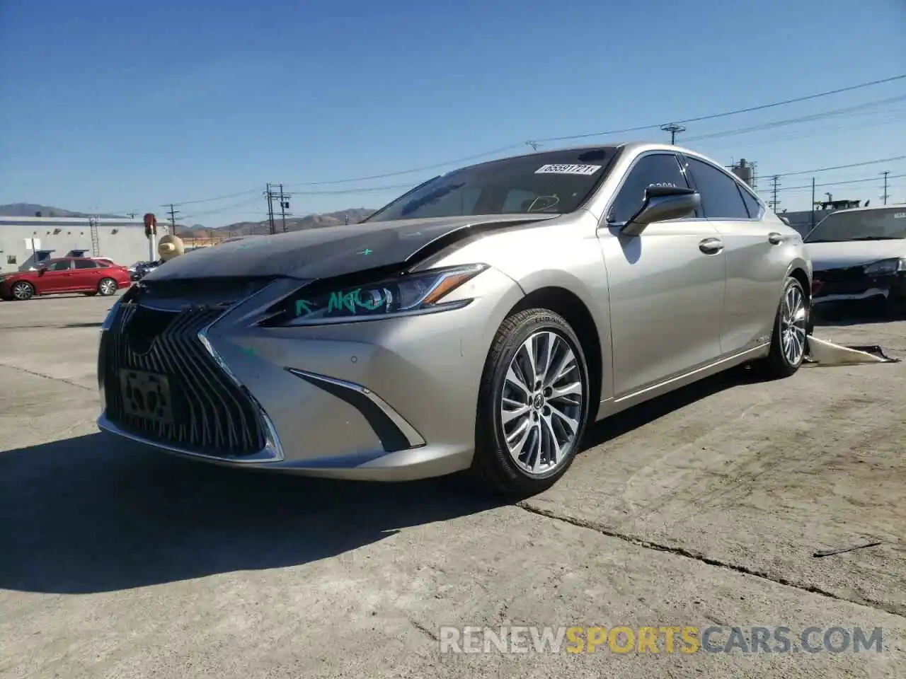 2 Photograph of a damaged car 58AD21B11LU010240 LEXUS ES300 2020