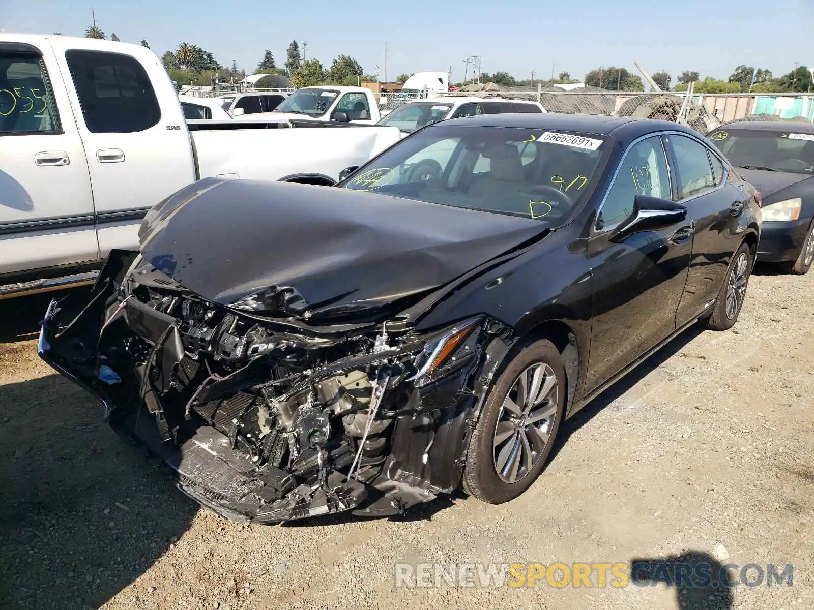 2 Photograph of a damaged car 58AD21B14LU005274 LEXUS ES300 2020