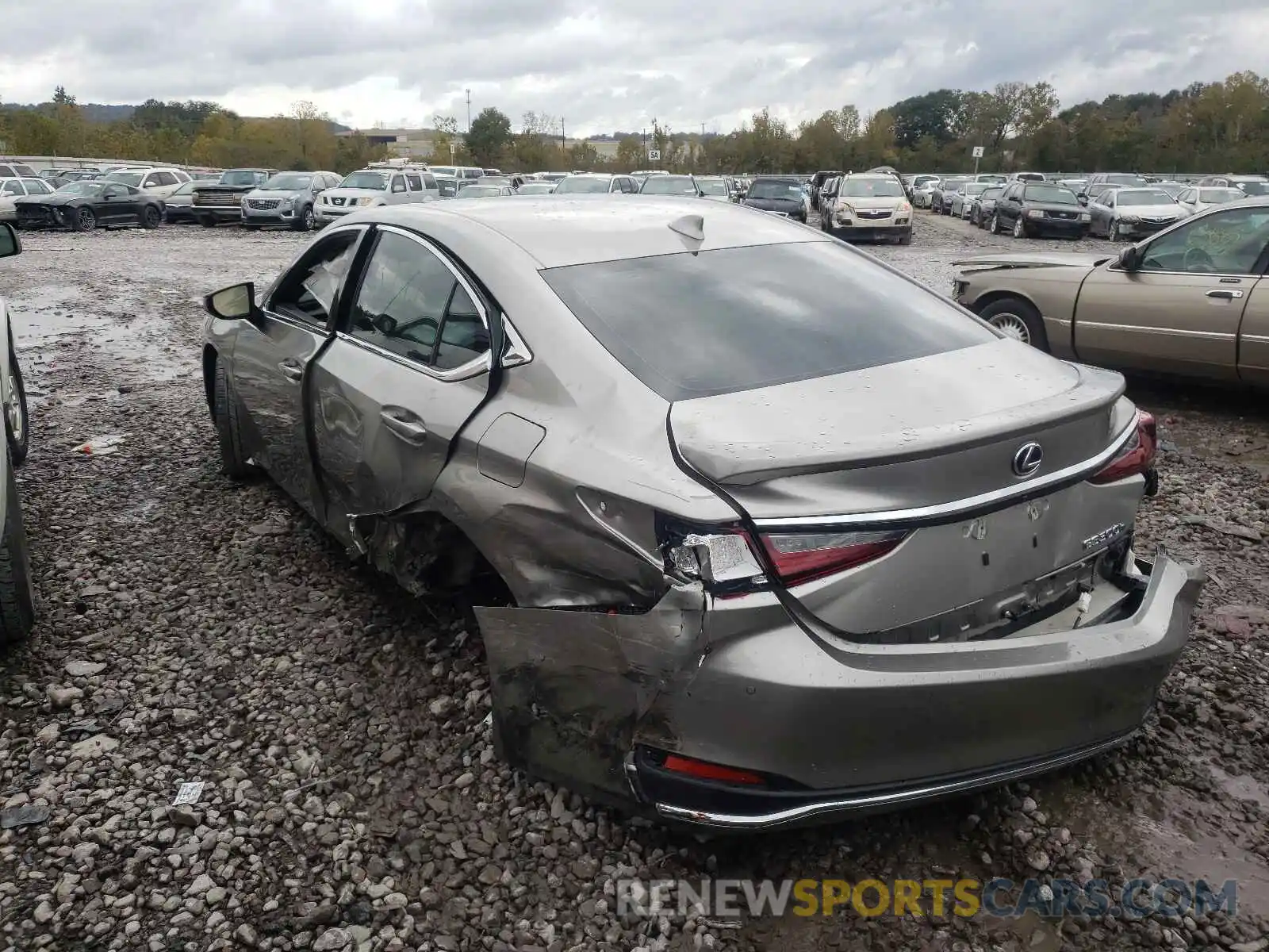 3 Photograph of a damaged car 58AD21B14LU006344 LEXUS ES300 2020