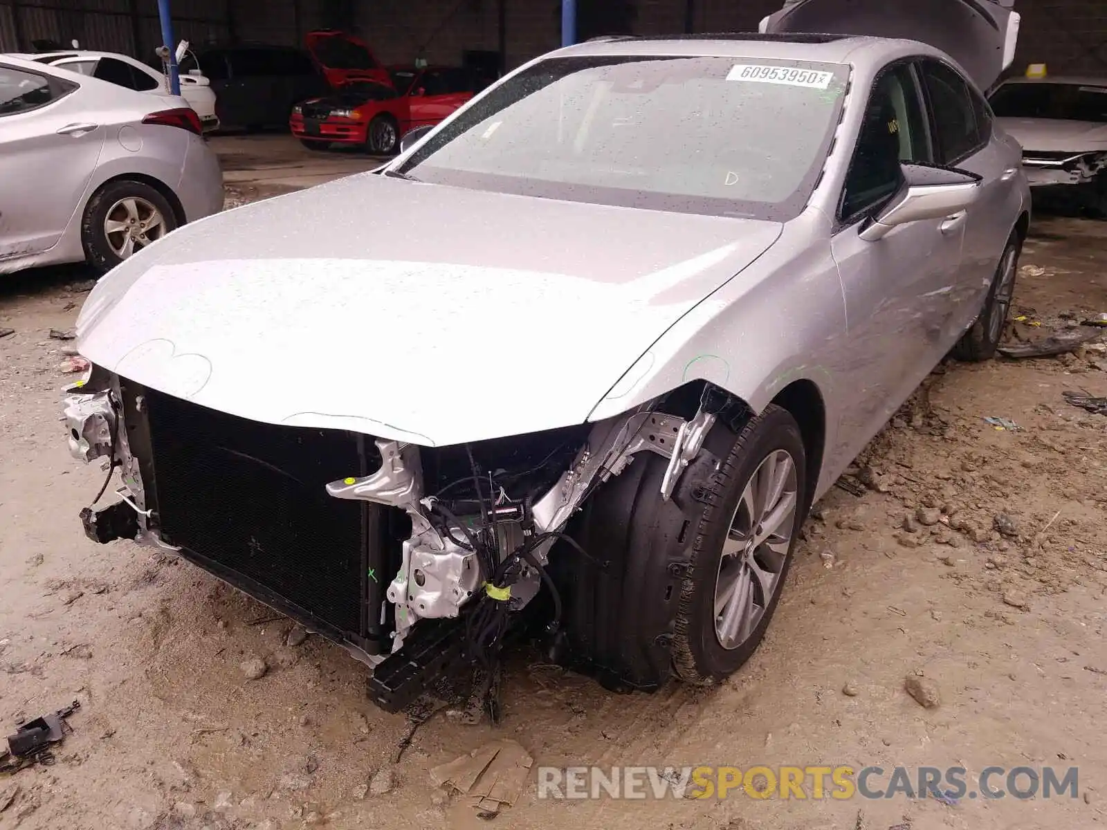 2 Photograph of a damaged car 58AD21B15LU006093 LEXUS ES300 2020