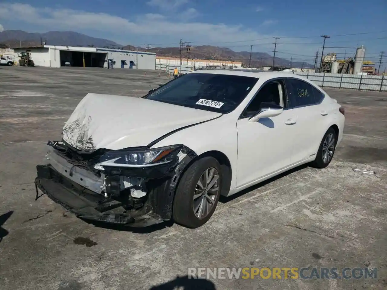 2 Photograph of a damaged car 58AD21B15LU010113 LEXUS ES300 2020