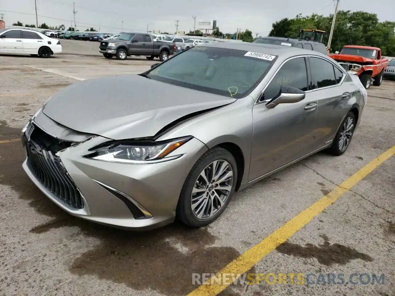 2 Photograph of a damaged car 58AD21B16LU005454 LEXUS ES300 2020