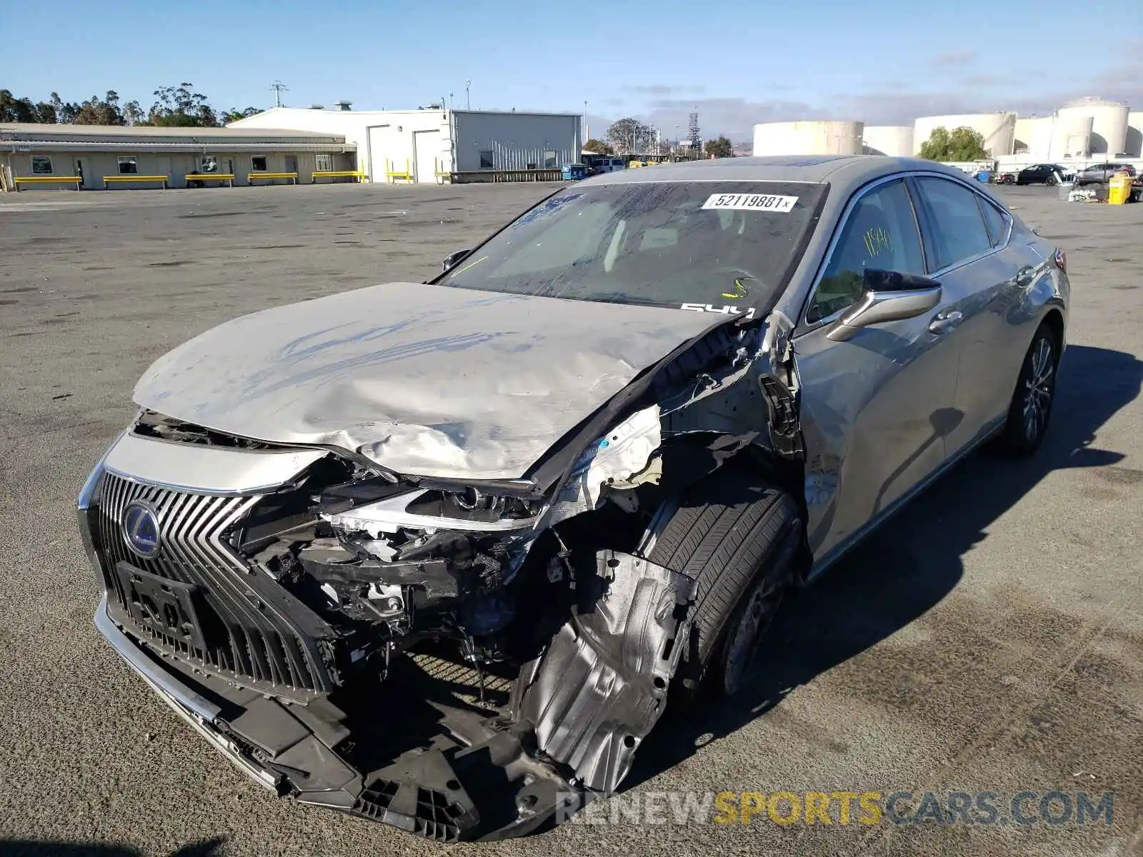 2 Photograph of a damaged car 58AD21B16LU007849 LEXUS ES300 2020