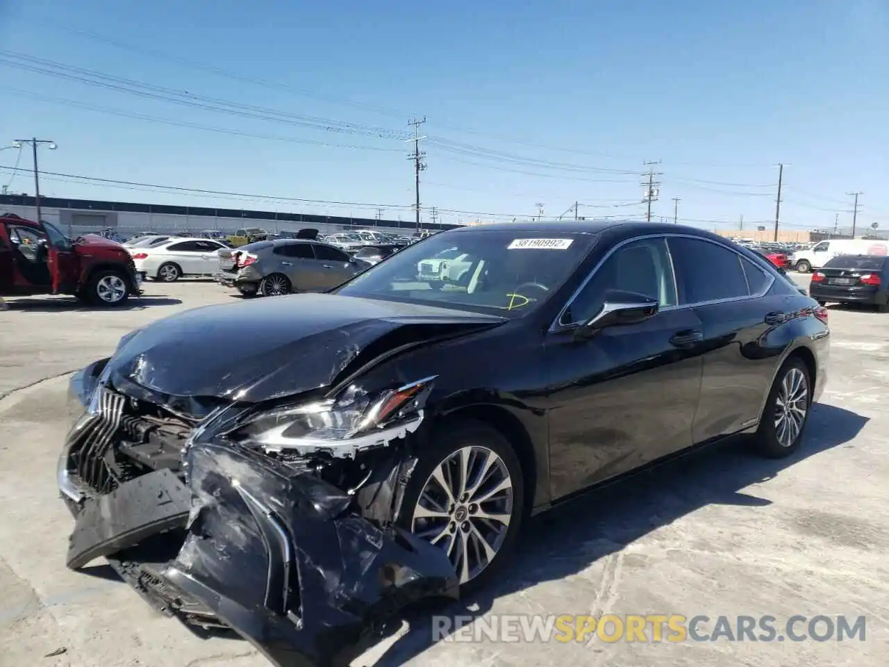 2 Photograph of a damaged car 58AD21B16LU008824 LEXUS ES300 2020