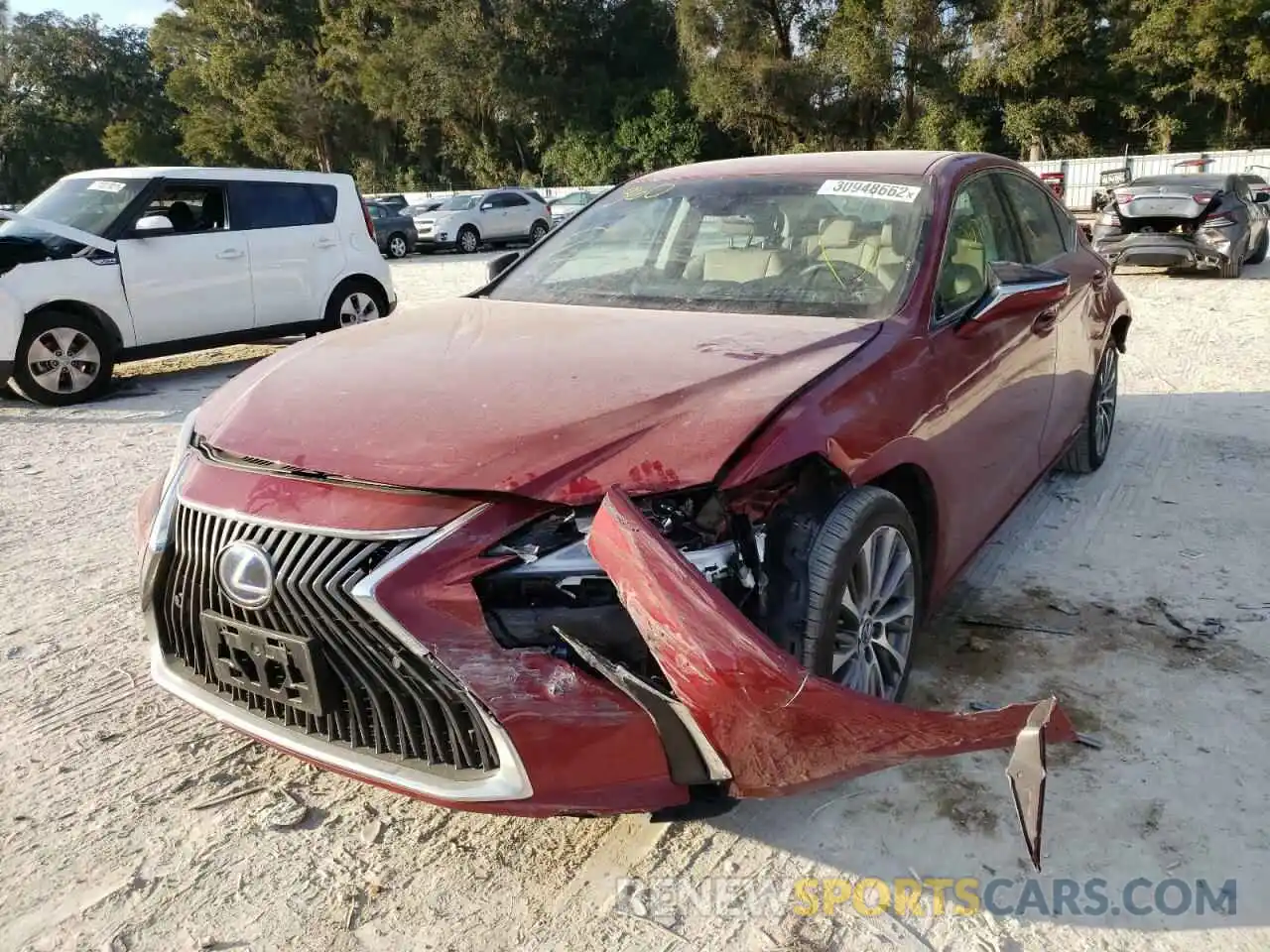 2 Photograph of a damaged car 58AD21B18LU008534 LEXUS ES300 2020