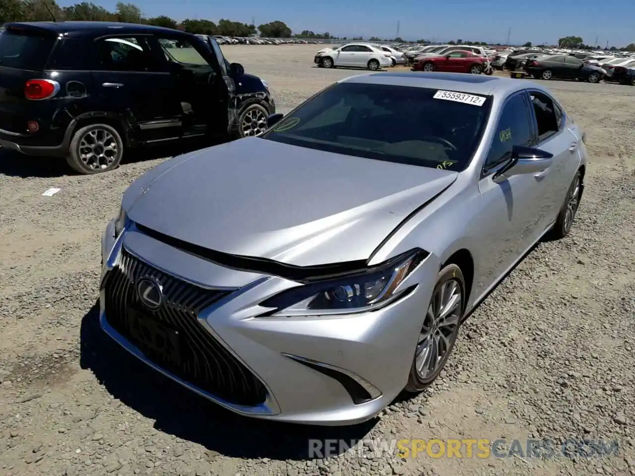 2 Photograph of a damaged car 58AD21B1XLU007661 LEXUS ES300 2020