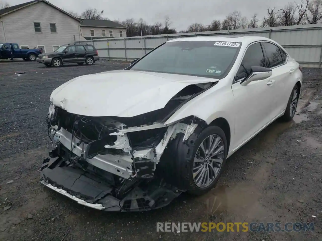 2 Photograph of a damaged car 58AD21B1XLU008664 LEXUS ES300 2020