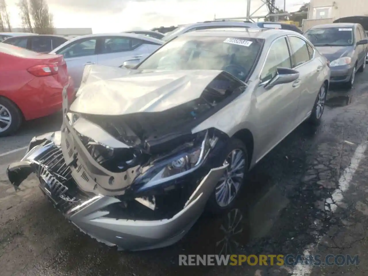 2 Photograph of a damaged car 58AD21B1XLU012102 LEXUS ES300 2020