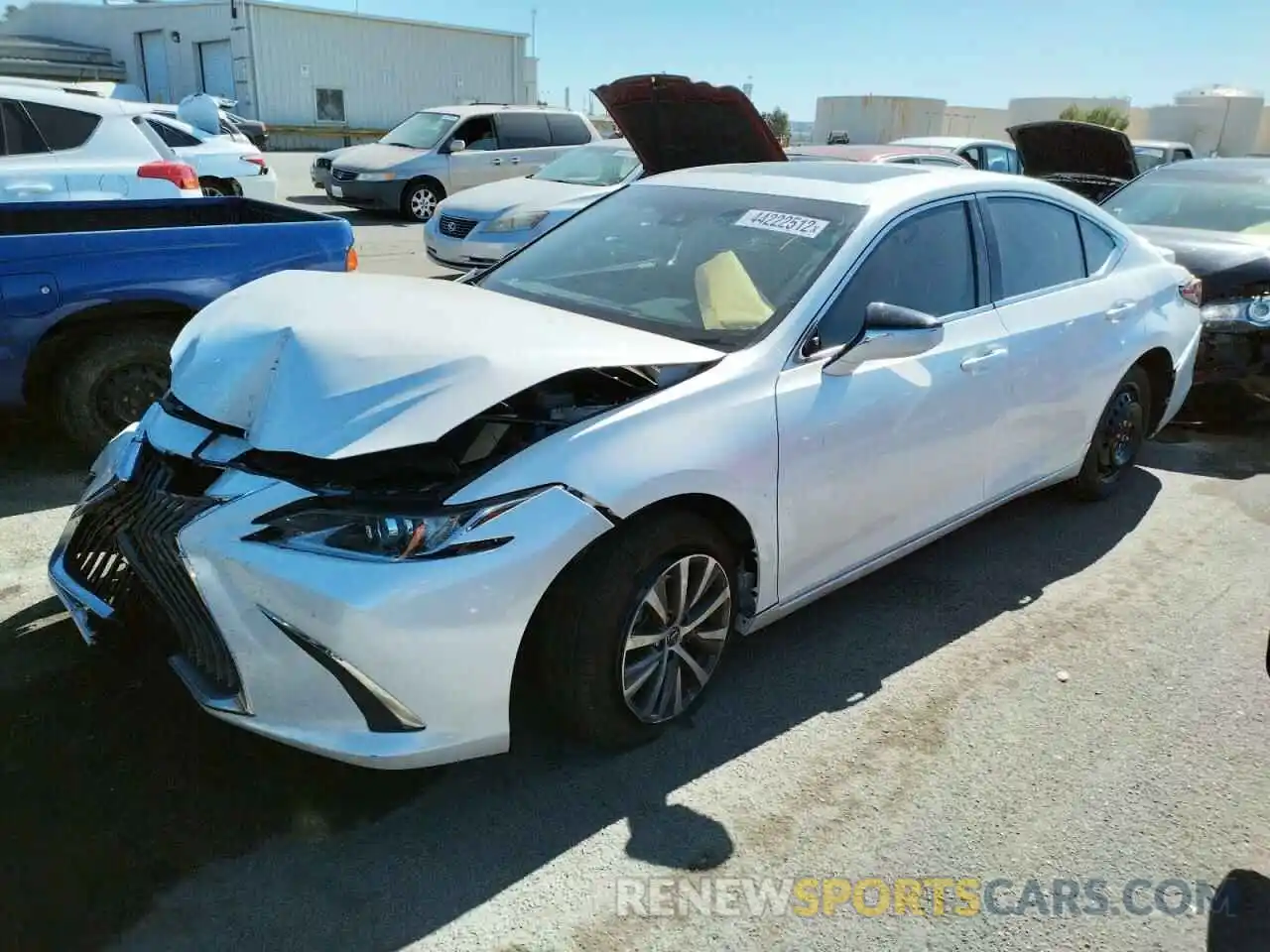 2 Photograph of a damaged car 58ACA1C11MU011533 LEXUS ES300 2021