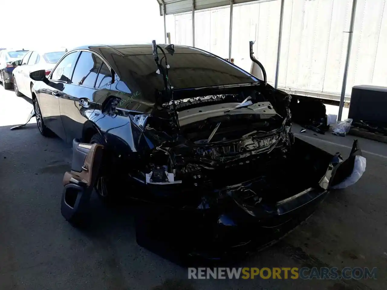 3 Photograph of a damaged car 58ADA1C14MU008551 LEXUS ES300 2021