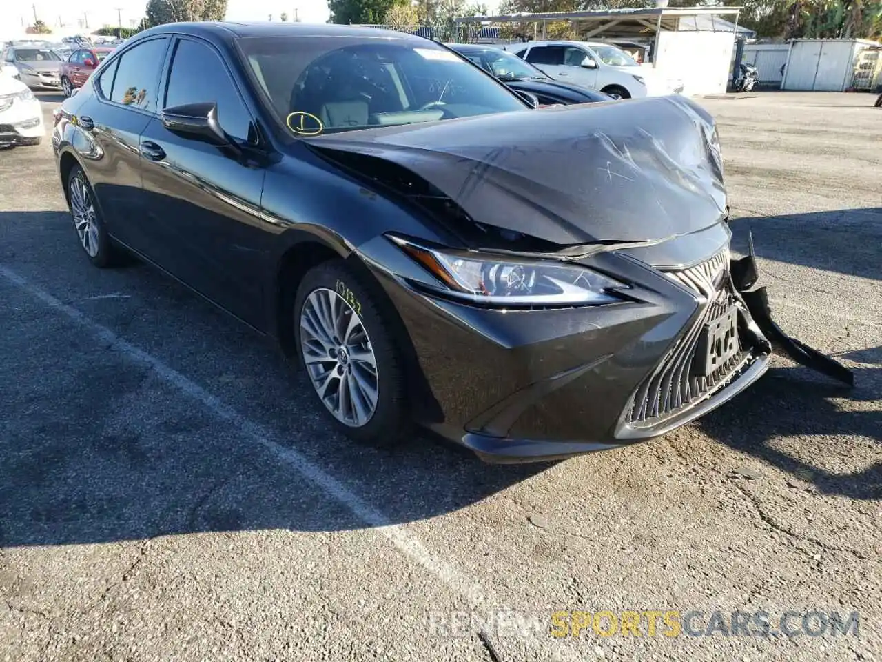 1 Photograph of a damaged car 58ADA1C15MU002483 LEXUS ES300 2021