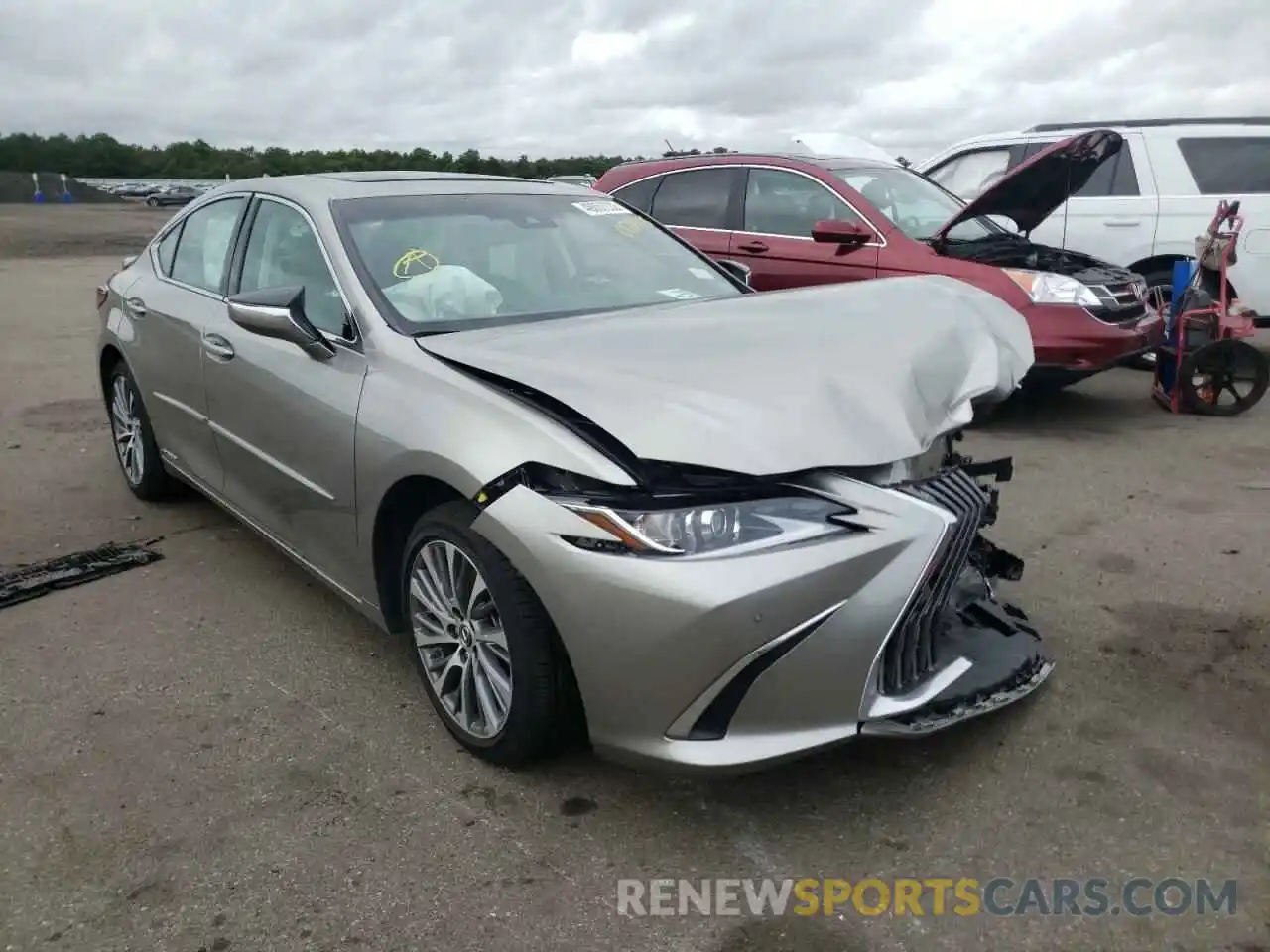 1 Photograph of a damaged car 58ADA1C15MU008428 LEXUS ES300 2021