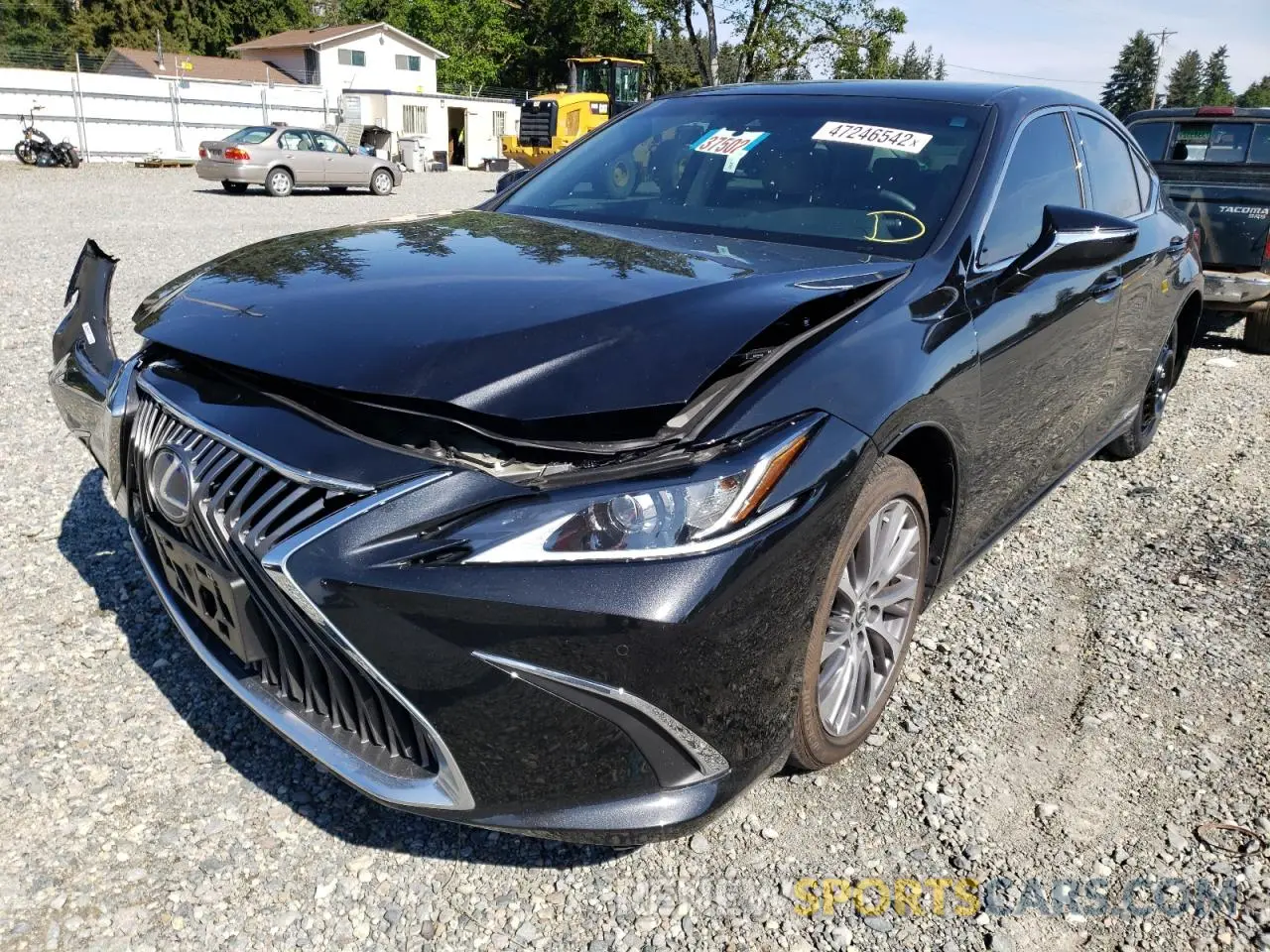 2 Photograph of a damaged car 58ADA1C15MU012642 LEXUS ES300 2021