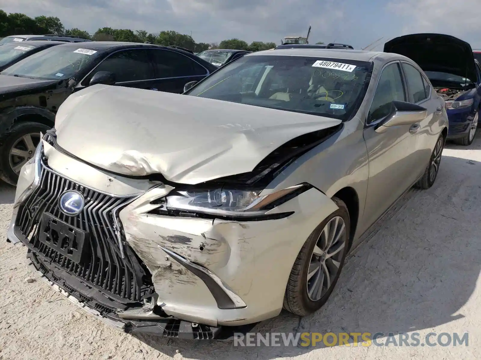 2 Photograph of a damaged car 58ADA1C16MU005523 LEXUS ES300 2021