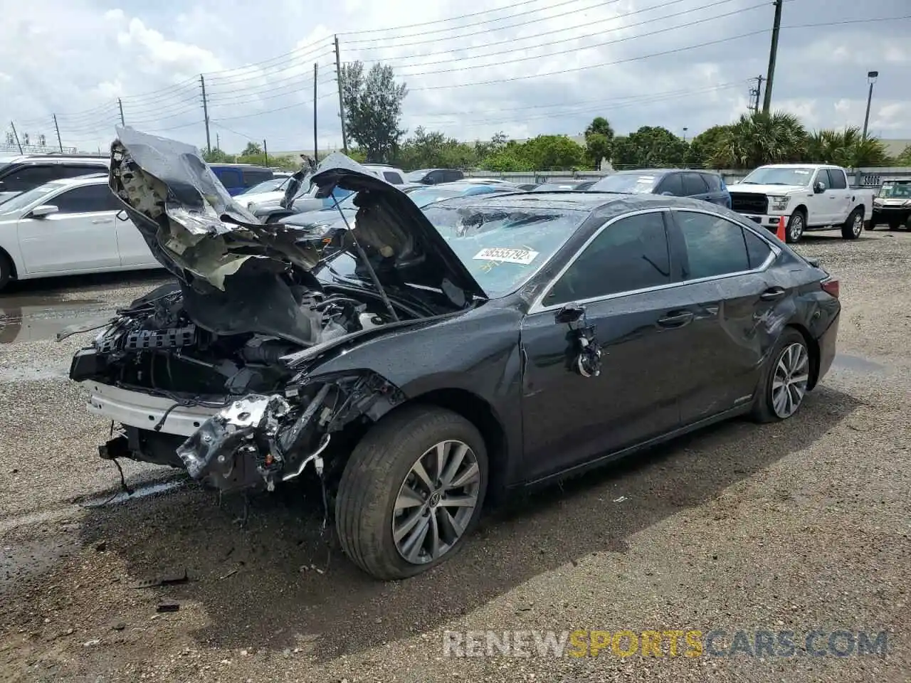 2 Photograph of a damaged car 58ADA1C16MU010883 LEXUS ES300 2021