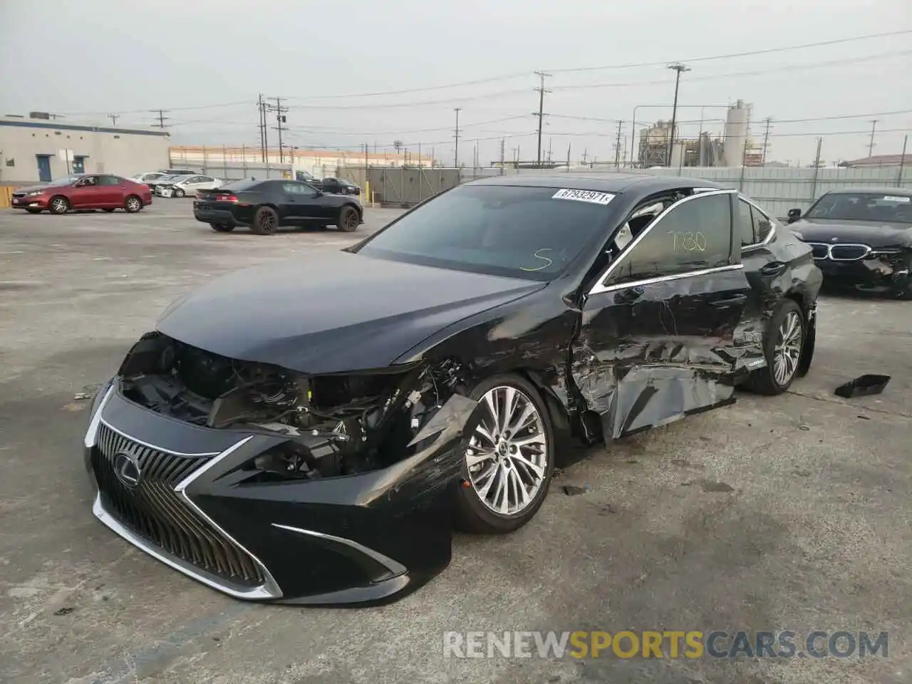 2 Photograph of a damaged car 58ADA1C17MU005885 LEXUS ES300 2021