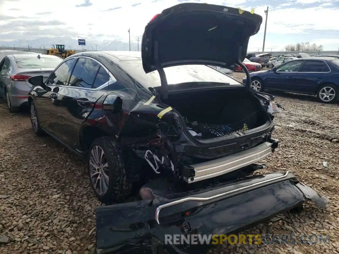 3 Photograph of a damaged car 58ADA1C17MU012531 LEXUS ES300 2021