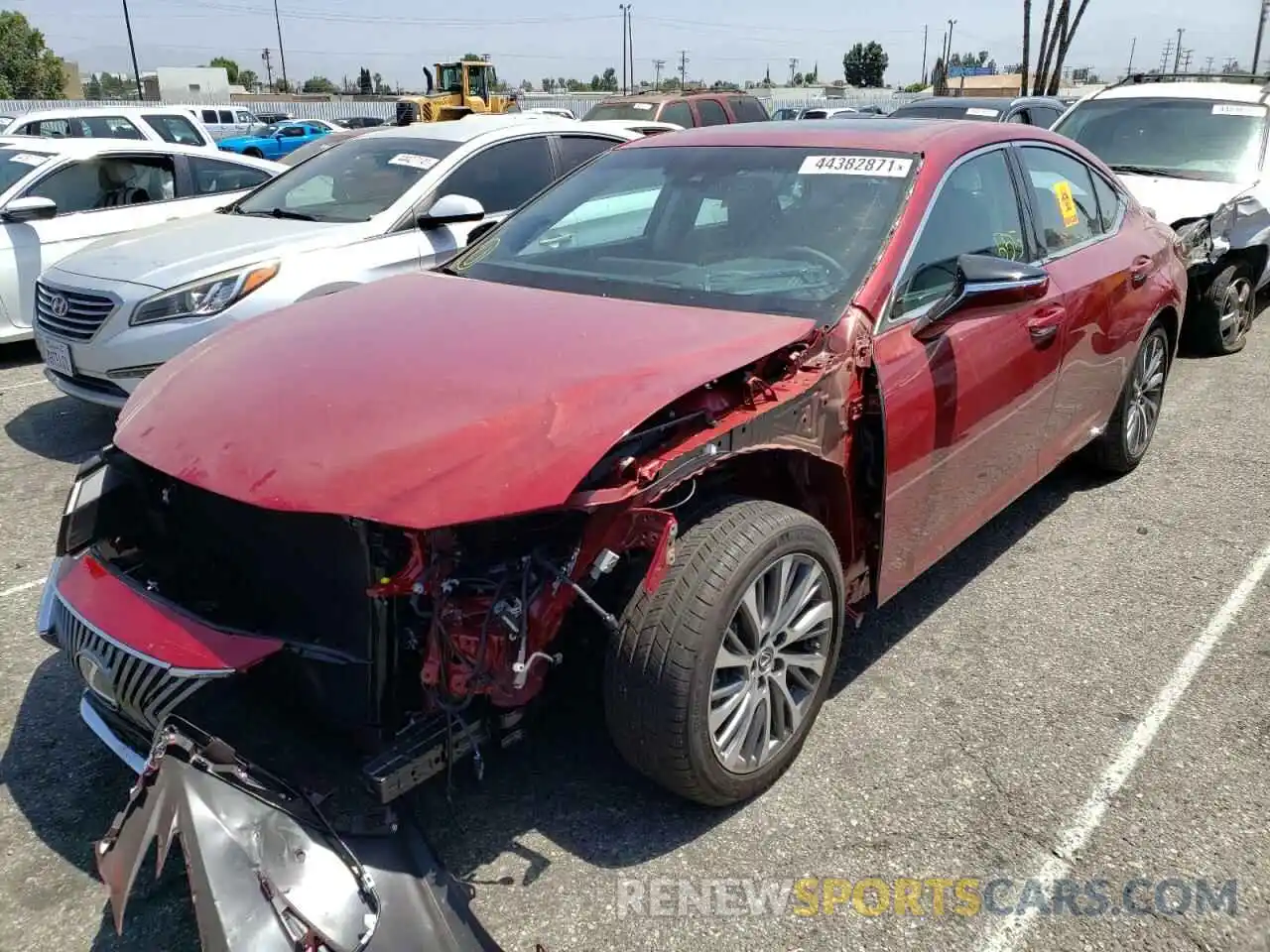 2 Photograph of a damaged car 58ADA1C18MU005944 LEXUS ES300 2021