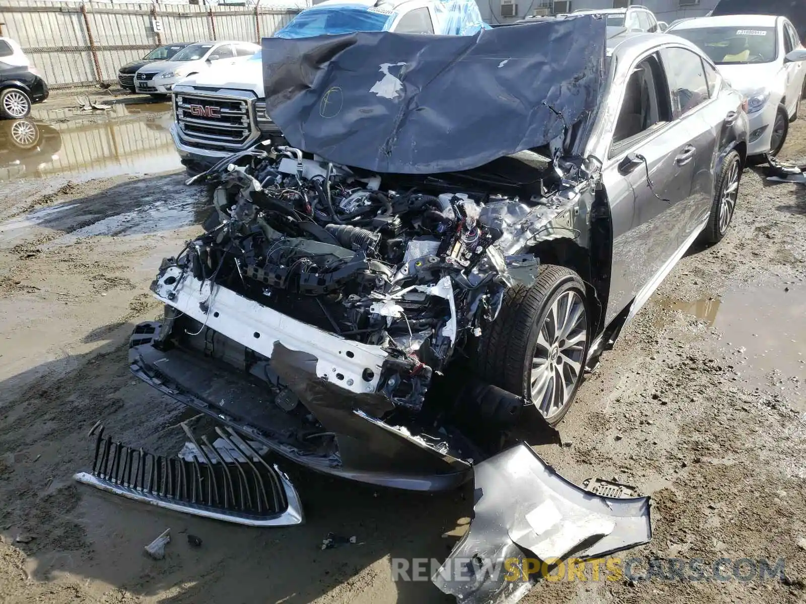 2 Photograph of a damaged car 58ADA1C19MU002714 LEXUS ES300 2021