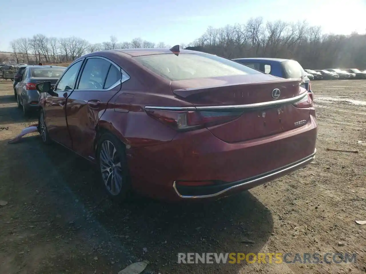 3 Photograph of a damaged car 58ADA1C19MU007363 LEXUS ES300 2021