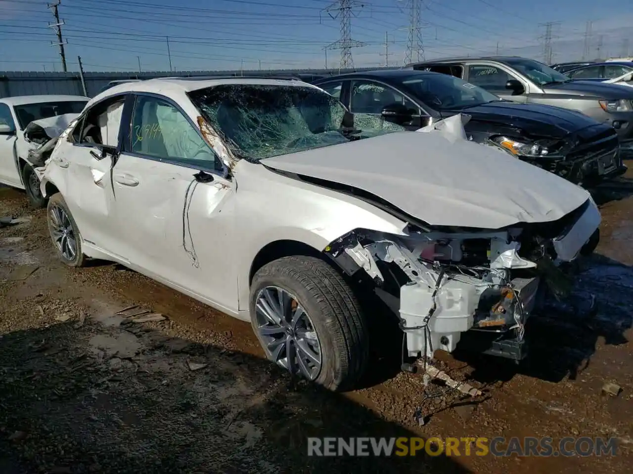 1 Photograph of a damaged car 58ADA1C1XMU007064 LEXUS ES300 2021