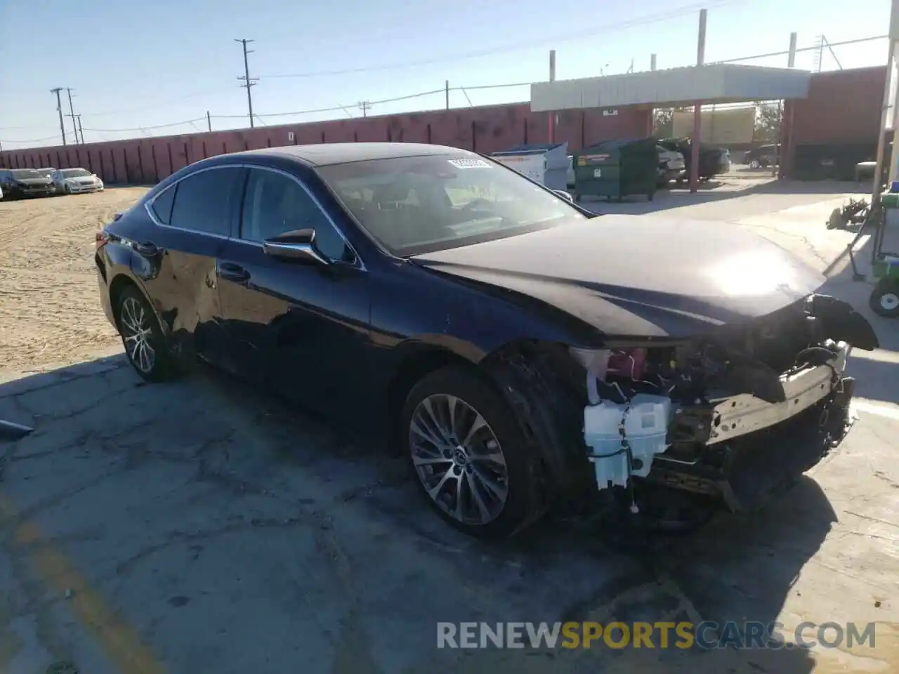 1 Photograph of a damaged car 58ADA1C1XMU012684 LEXUS ES300 2021