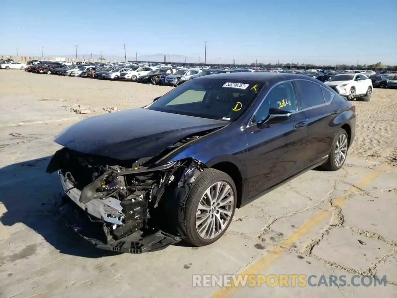 2 Photograph of a damaged car 58ADA1C1XMU012684 LEXUS ES300 2021