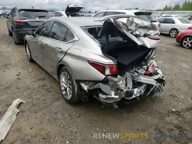 3 Photograph of a damaged car 58AEA1C14MU011678 LEXUS ES300 2021