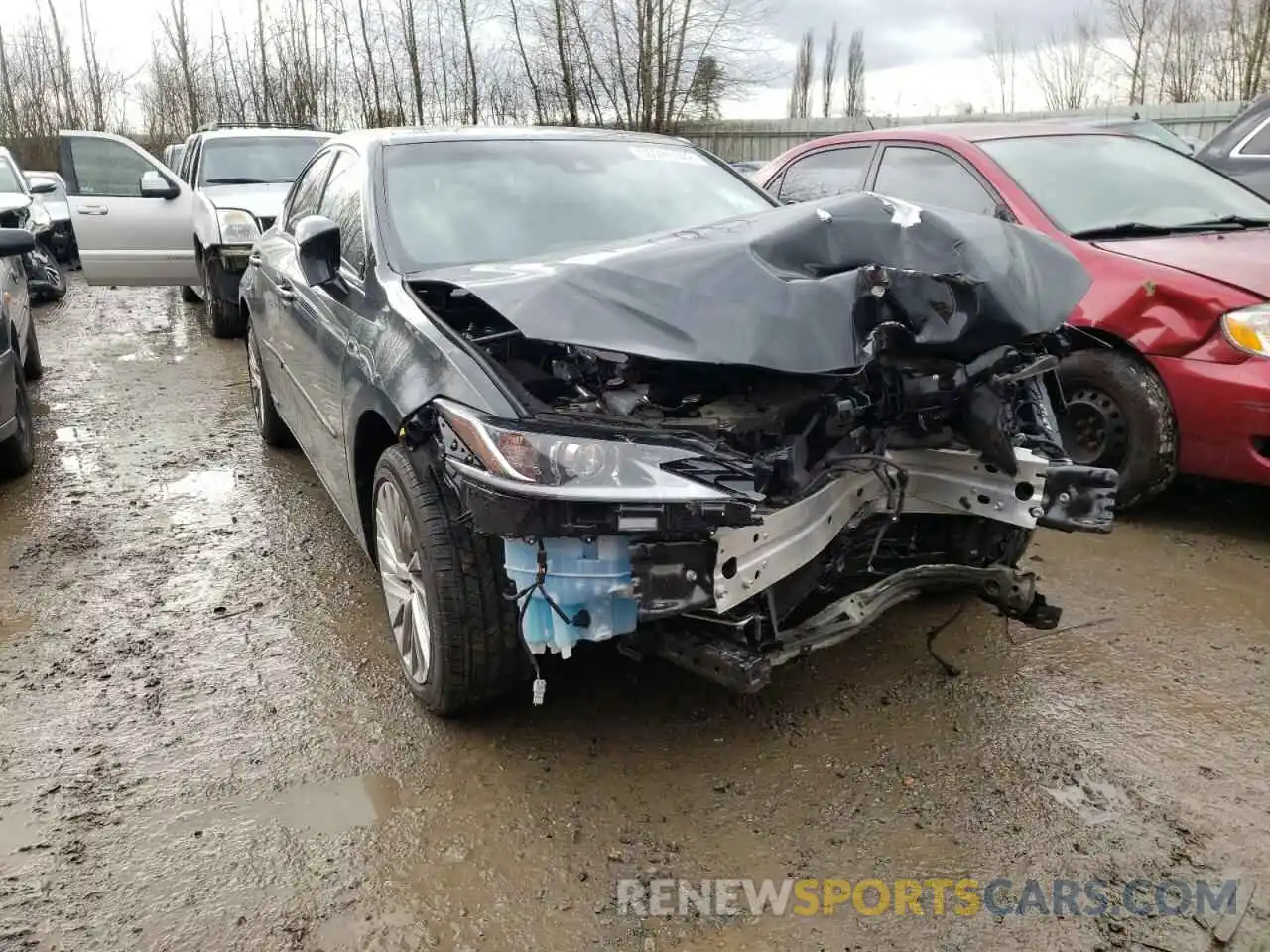 1 Photograph of a damaged car 58AEA1C18MU001302 LEXUS ES300 2021