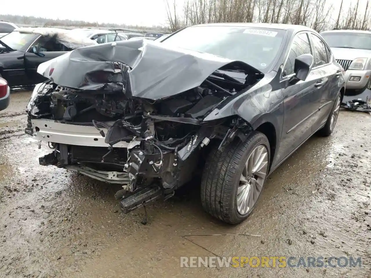 2 Photograph of a damaged car 58AEA1C18MU001302 LEXUS ES300 2021