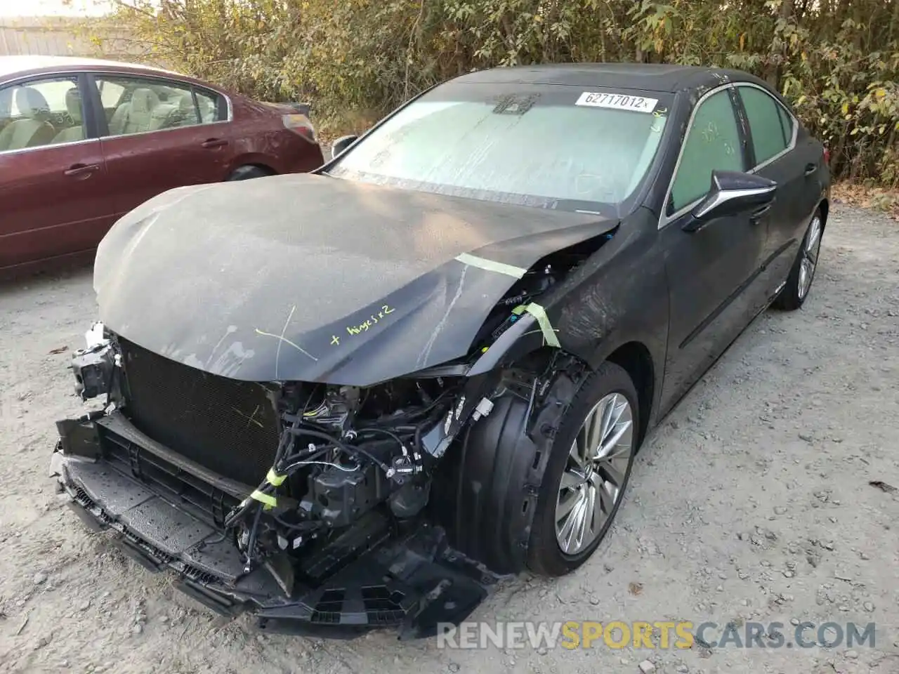 2 Photograph of a damaged car 58AEA1C19MU011093 LEXUS ES300 2021