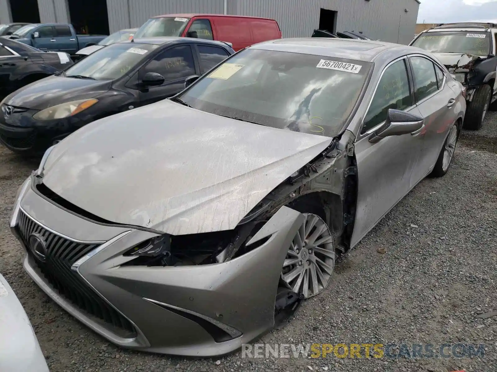 2 Photograph of a damaged car 58AFA1C13MU004063 LEXUS ES300 2021