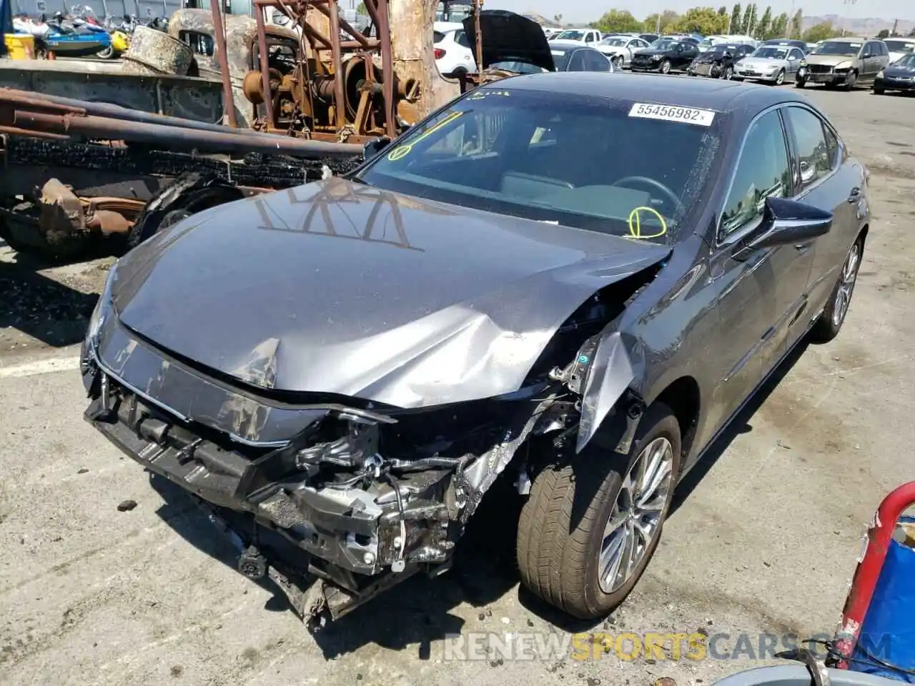 2 Фотография поврежденного автомобиля 58ACA1C15NU022908 LEXUS ES300 2022