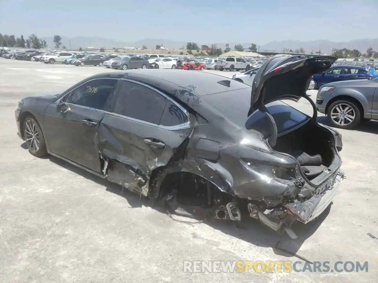 3 Photograph of a damaged car 58ADA1C16NU016491 LEXUS ES300 2022