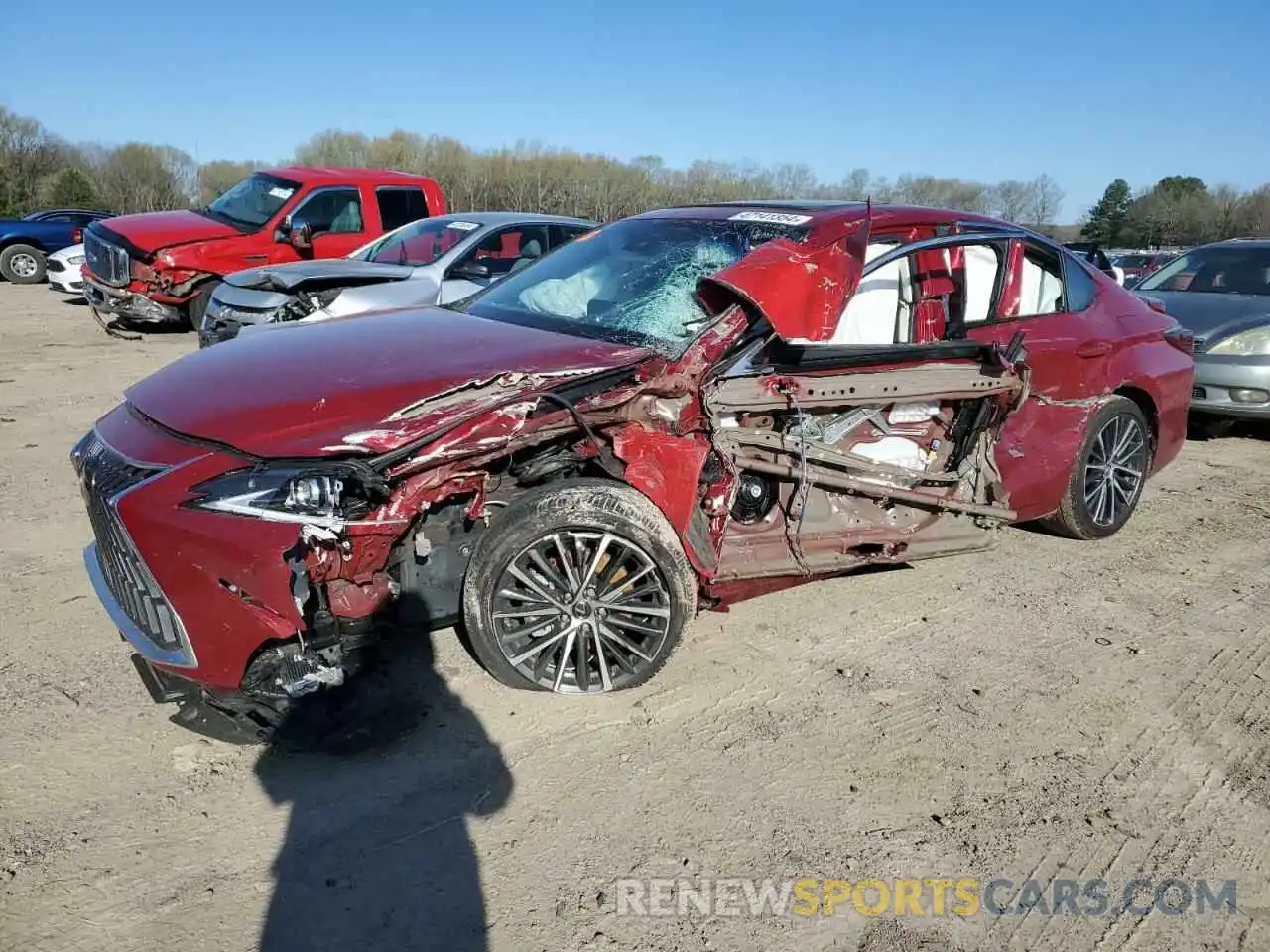 1 Photograph of a damaged car 58ADA1C17PU032721 LEXUS ES300 2023