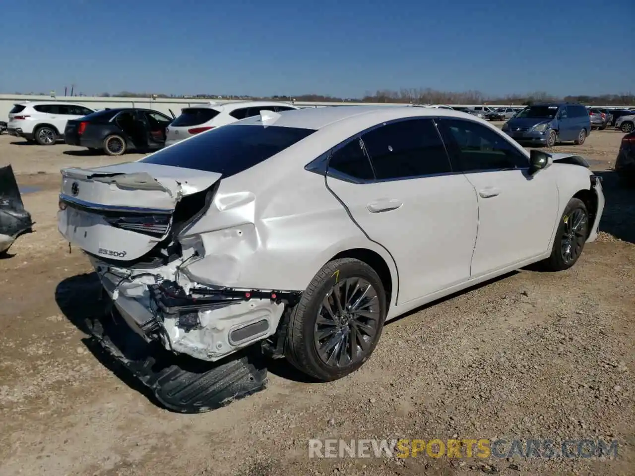 3 Photograph of a damaged car 58AFA1C11RU039482 LEXUS ES300 2024