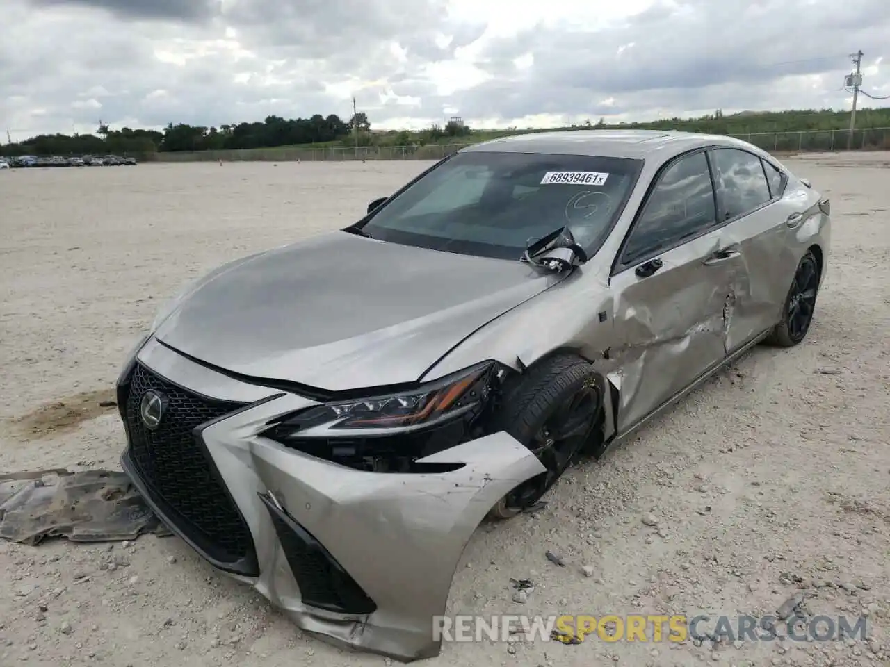 2 Photograph of a damaged car 58ABZ1B10KU003166 LEXUS ES350 2019