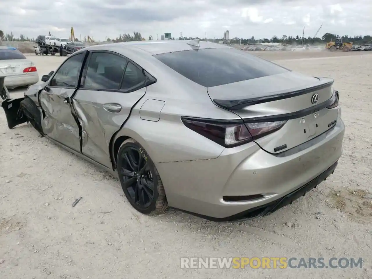 3 Photograph of a damaged car 58ABZ1B10KU003166 LEXUS ES350 2019