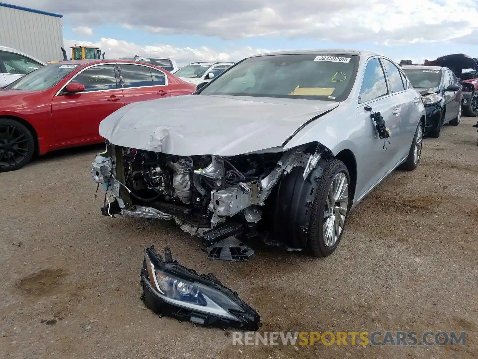 2 Photograph of a damaged car 58ABZ1B10KU003586 LEXUS ES350 2019