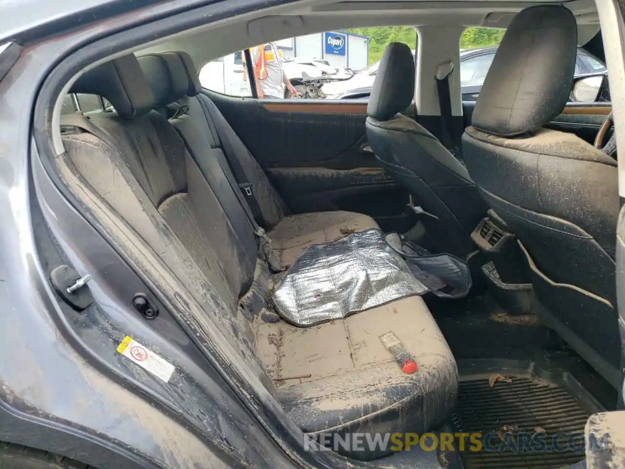 6 Photograph of a damaged car 58ABZ1B10KU010358 LEXUS ES350 2019