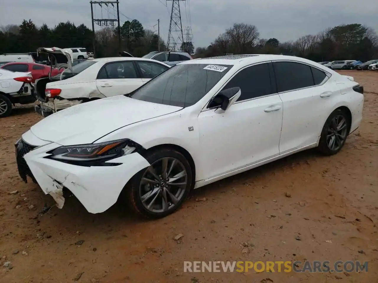 1 Photograph of a damaged car 58ABZ1B10KU010831 LEXUS ES350 2019