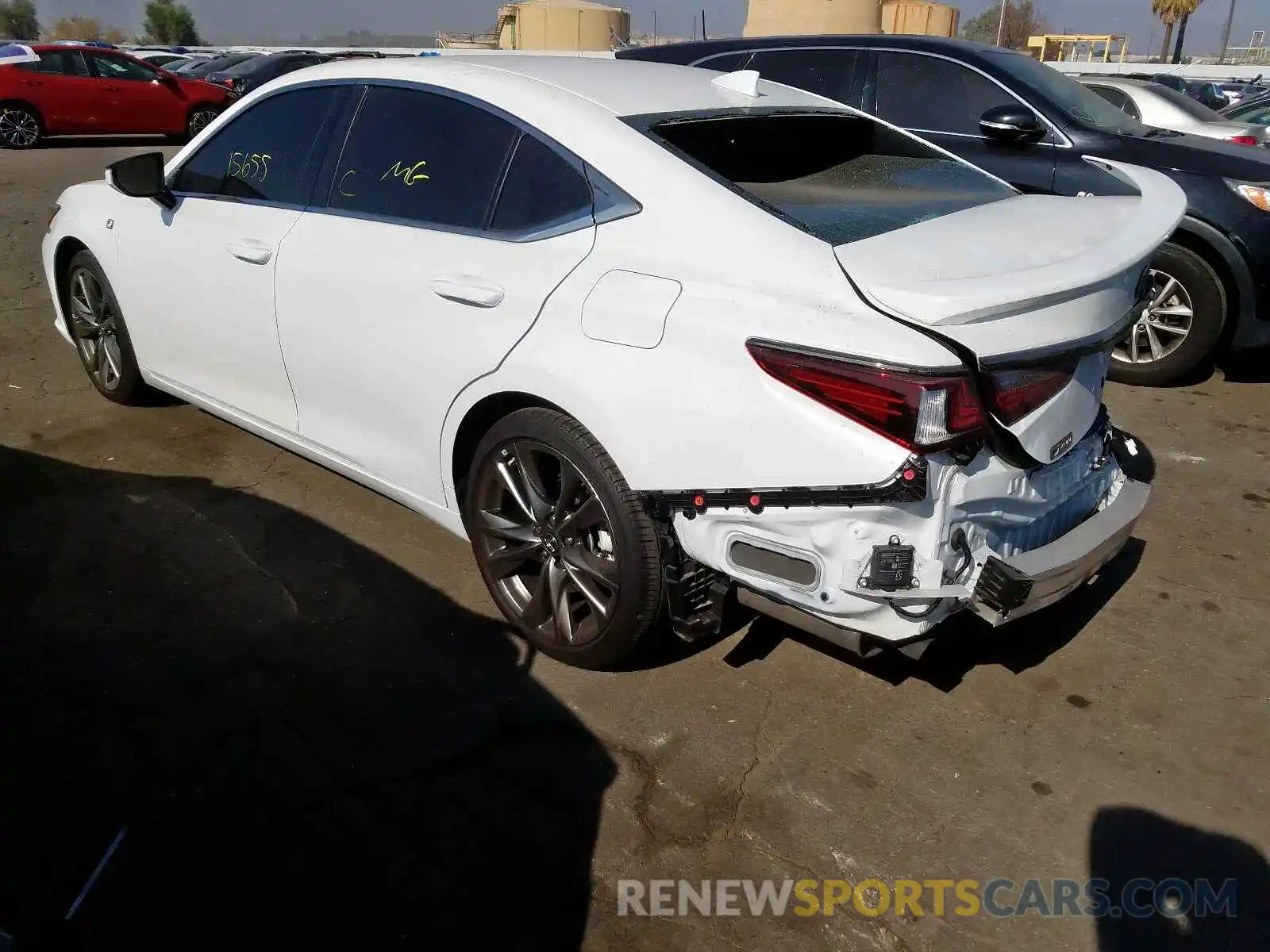 3 Photograph of a damaged car 58ABZ1B10KU020792 LEXUS ES350 2019