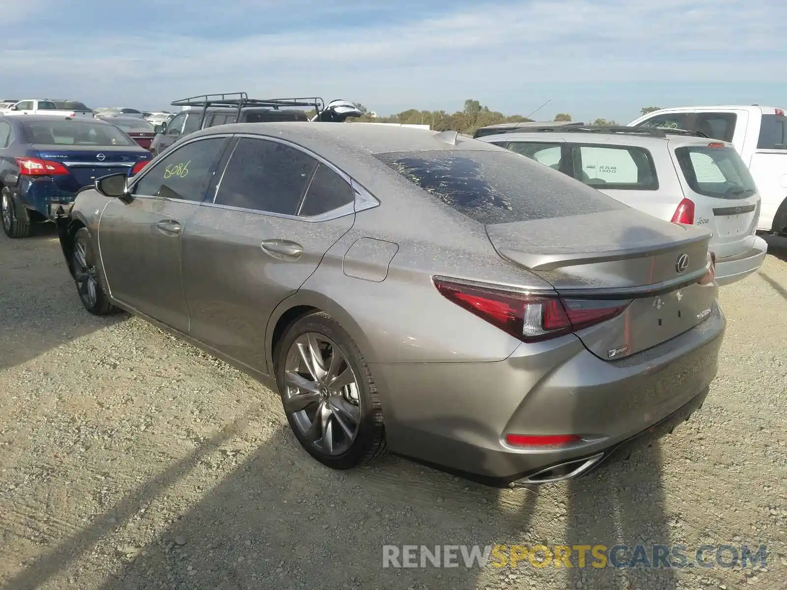 3 Photograph of a damaged car 58ABZ1B10KU021702 LEXUS ES350 2019